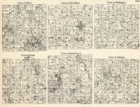 Green County - Clarno, New Glarus, Washington, Exeter, Spring Grov, Sylvester, Wisconsin State Atlas 1930c